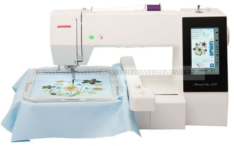 Вышивальная машина Janome Memory Craft 500E