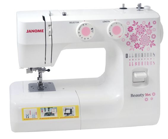 Електромеханічна швейна машинка JANOME Beauty 16s