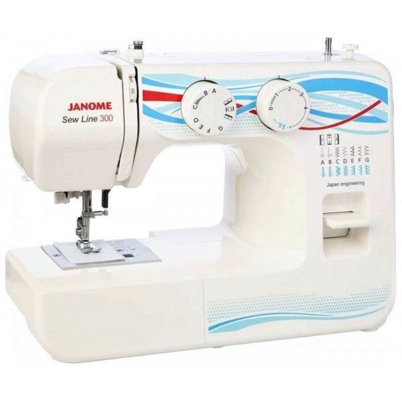 Электромеханическая швейная машинка JANOME SewLine 300