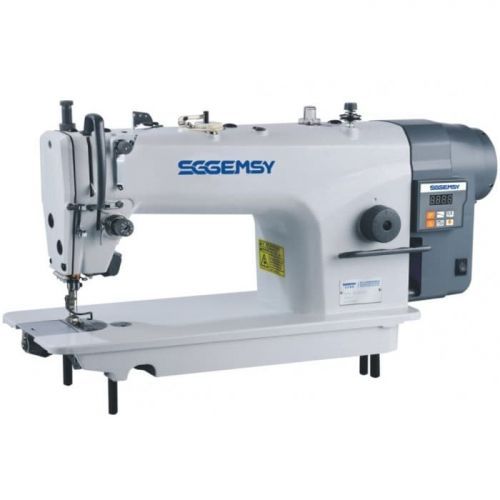Одноигольная прямострочная универсальная промышленная швейная машина GEMSY GEM 8801E-H